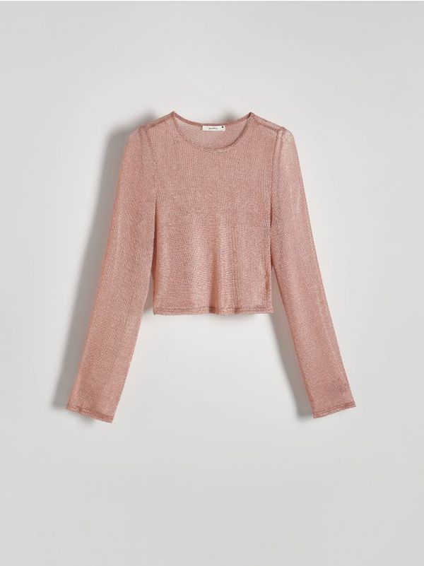 Reserved Reserved - Prozirna bluza s visokim udjelom viskoze - bakreno