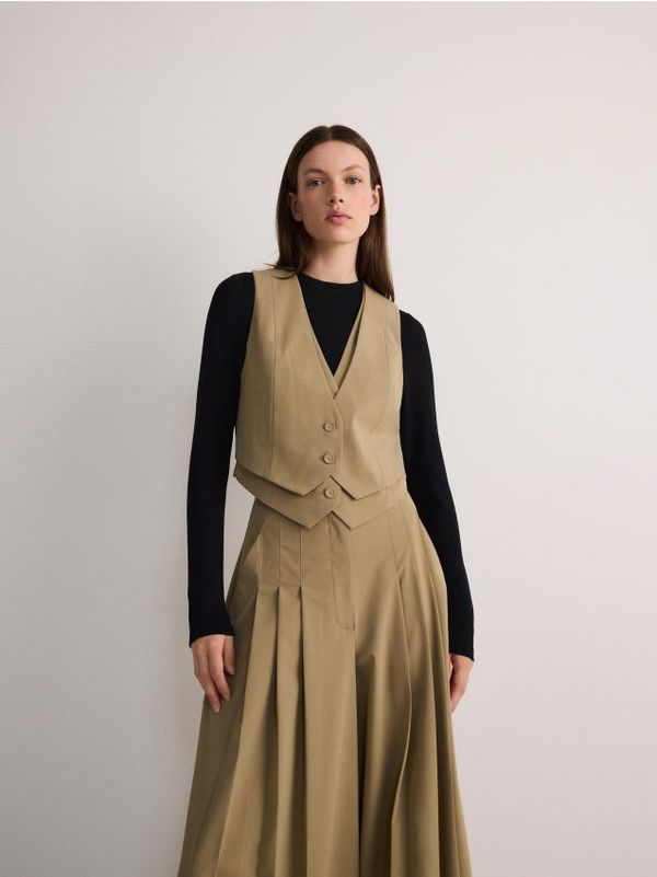 Reserved Reserved - Prsluk - bež