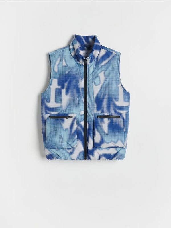 Reserved Reserved - Prsluk s džepovima - svjetloplavo