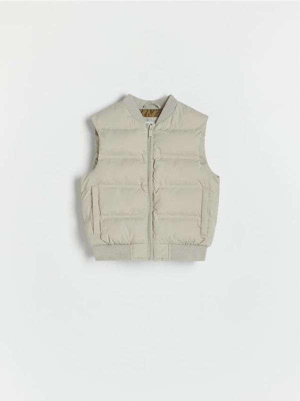 Reserved Reserved - Prsluk s uspravnim ovratnikom - boja pšenice