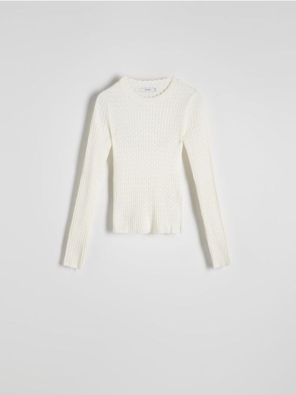 Reserved Reserved - Prugasta bluza - boja kože