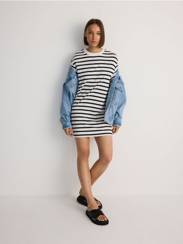 Reserved Reserved - Prugasta mini haljina - šaren