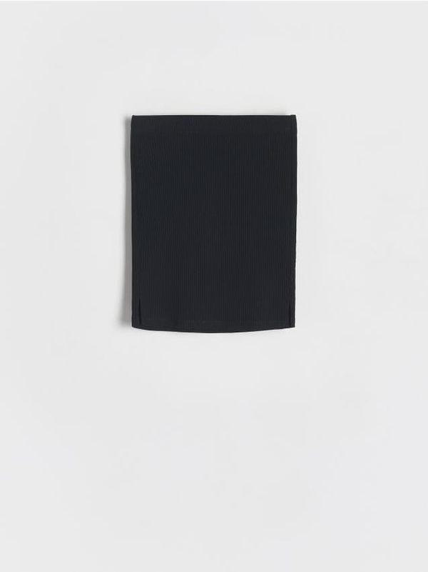 Reserved Reserved - Prugasta suknja - crno