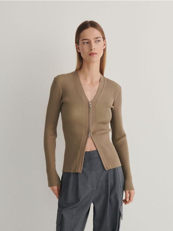 Reserved Reserved - Pulover za djevojčice - boja kave