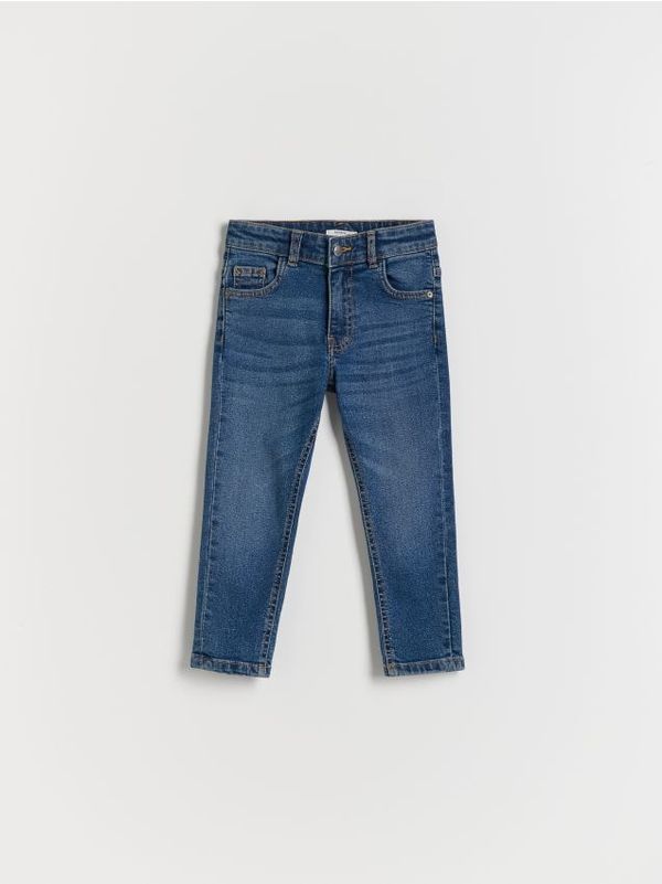 Reserved Reserved - Rastezljive slim traperice - mornarsko plava