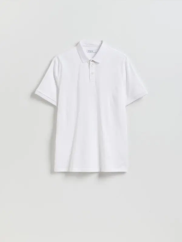 Reserved Reserved - Regular fit polo-majica - bijela