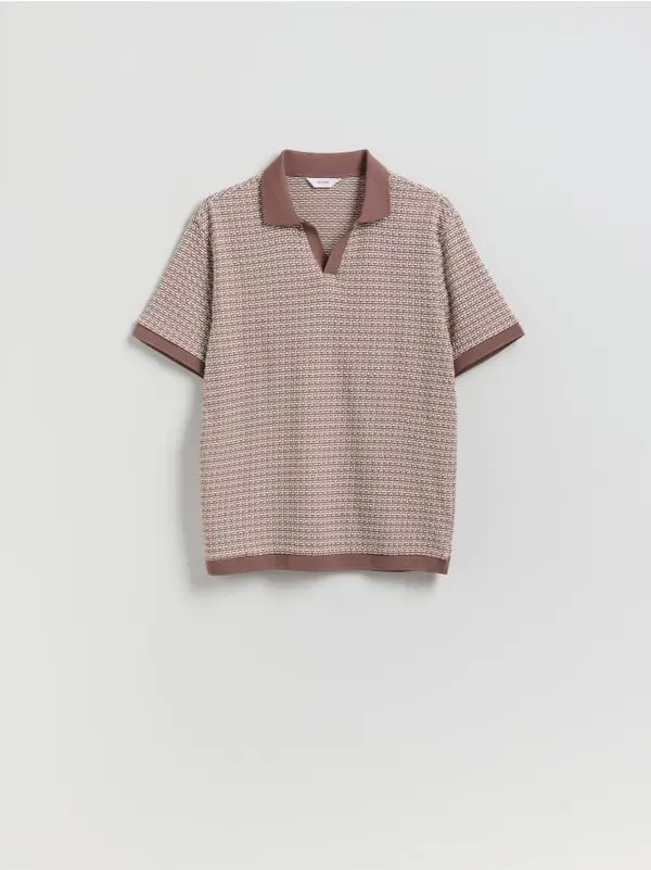Reserved Reserved - Regular fit polo-majica - prljavoroza