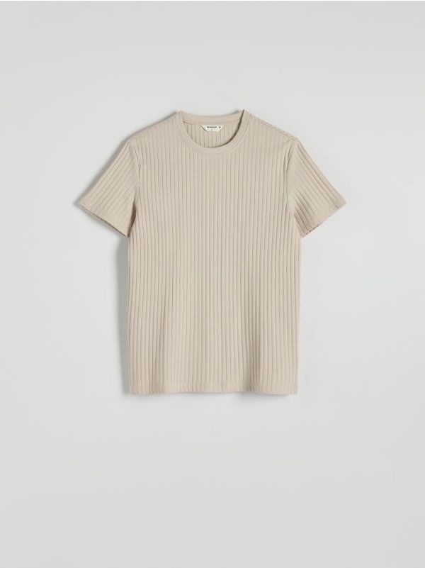 Reserved Reserved - Regular majica kratkih rukava - bež