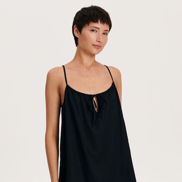 Reserved Reserved - Bluza od viskoze - Crna