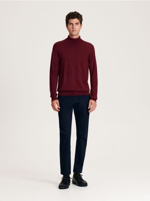 Reserved Reserved - Chino hlače - mornarsko plava