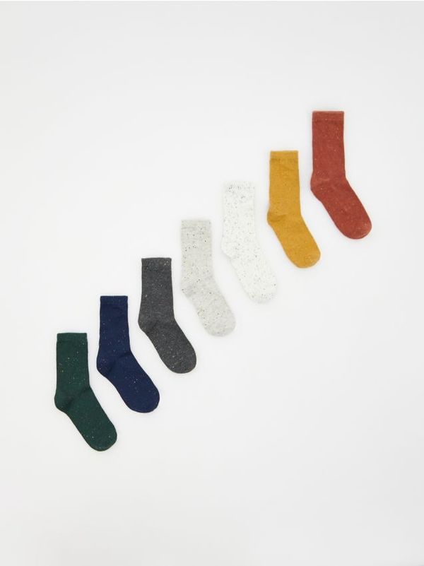 Reserved Reserved - Komplet od 7 pari čarapa - krem