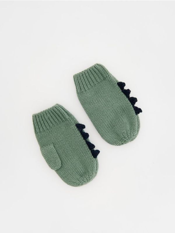 Reserved Reserved - RUKAVICE ZA DJEČAKE - smeđezeleno