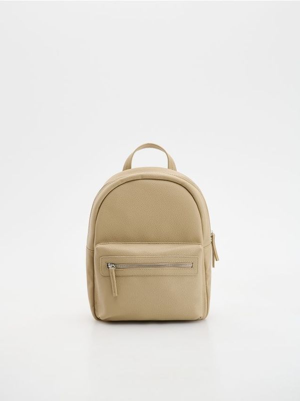 Reserved Reserved - Ruksak od umjetne kože - bež