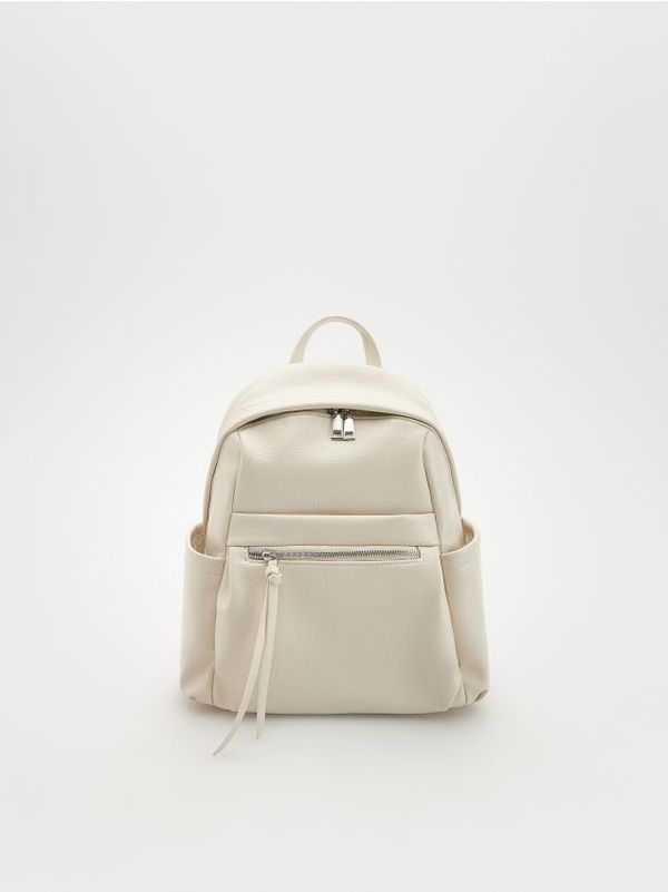 Reserved Reserved - Ruksak od umjetne kože - krem