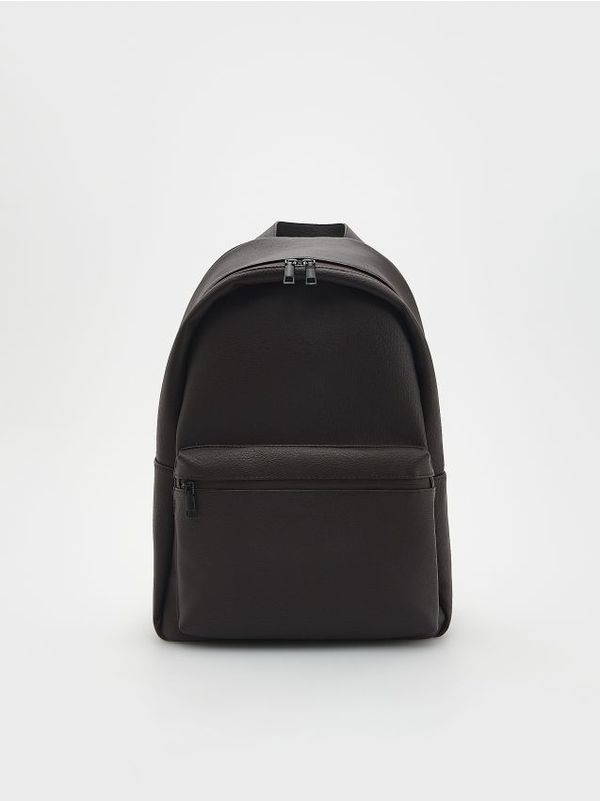 Reserved Reserved - Ruksak od umjetne kože - tamnosmeđe