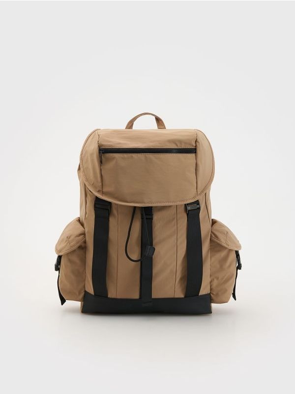 Reserved Reserved - Ruksak s džepovima - bež