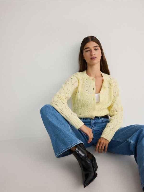 Reserved Reserved - Rupičasta vesta - svjetložuto