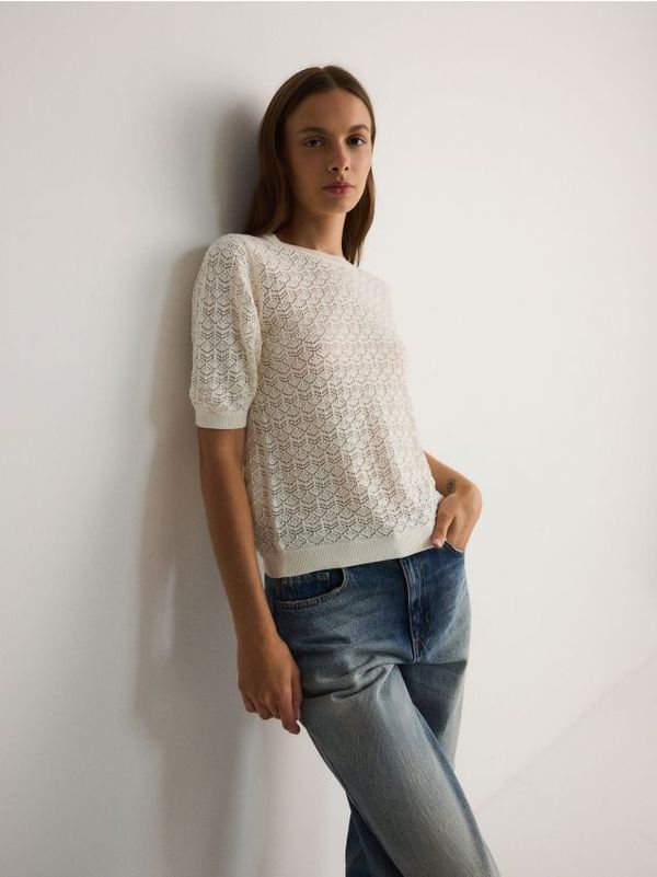 Reserved Reserved - Rupičasti top - boja kože