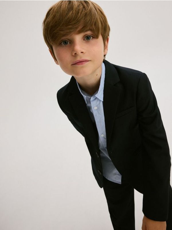 Reserved Reserved - Sako od mješavine viskoze - mornarsko plava