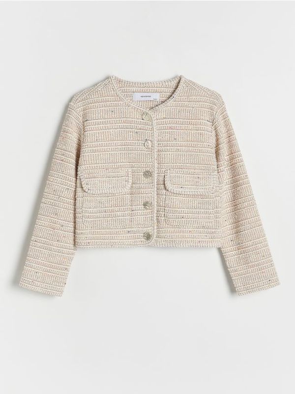 Reserved Reserved - Sako od tvida s džepovima - šaren