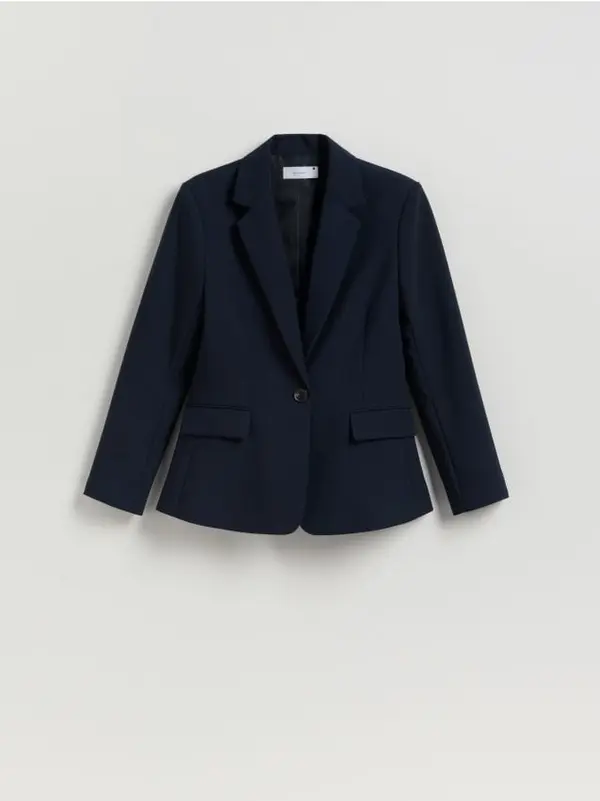 Reserved Reserved - Sako s jednostrukim kopčanjem - mornarsko plava
