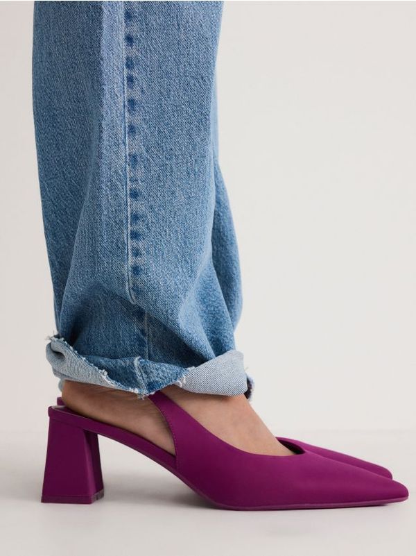 Reserved Reserved - Salonke s blok-potpeticama - purpurna boja