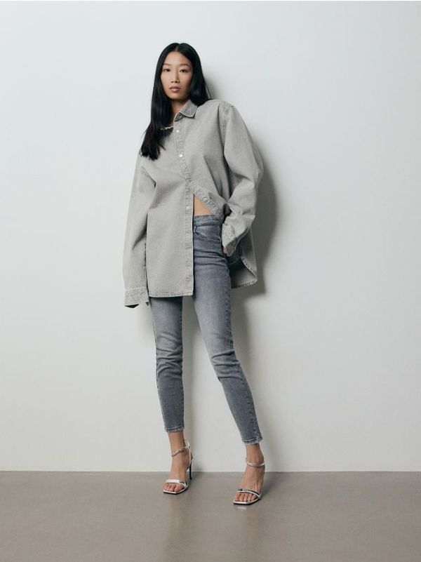 Reserved Reserved - Sculpt traperice - light grey