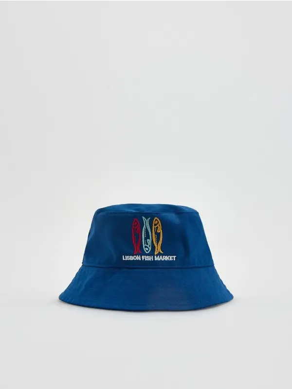 Reserved Reserved - Šešir bucket hat s vezom - boja zumbula