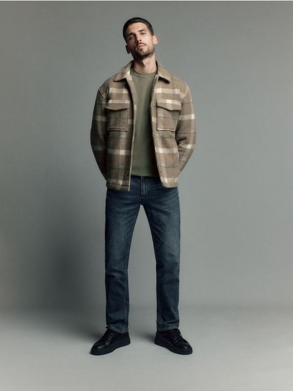 Reserved Reserved - Shacket jakna - bež