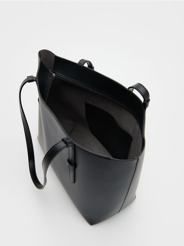 Reserved Reserved - Shopper torba od umjetne kože - crno