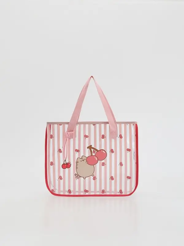 Reserved Reserved - Shopper torba Pusheen - ružičasta