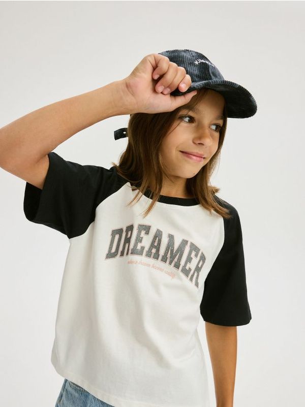 Reserved Reserved - Šilterica od rebrastog baršuna - bljedoplavo