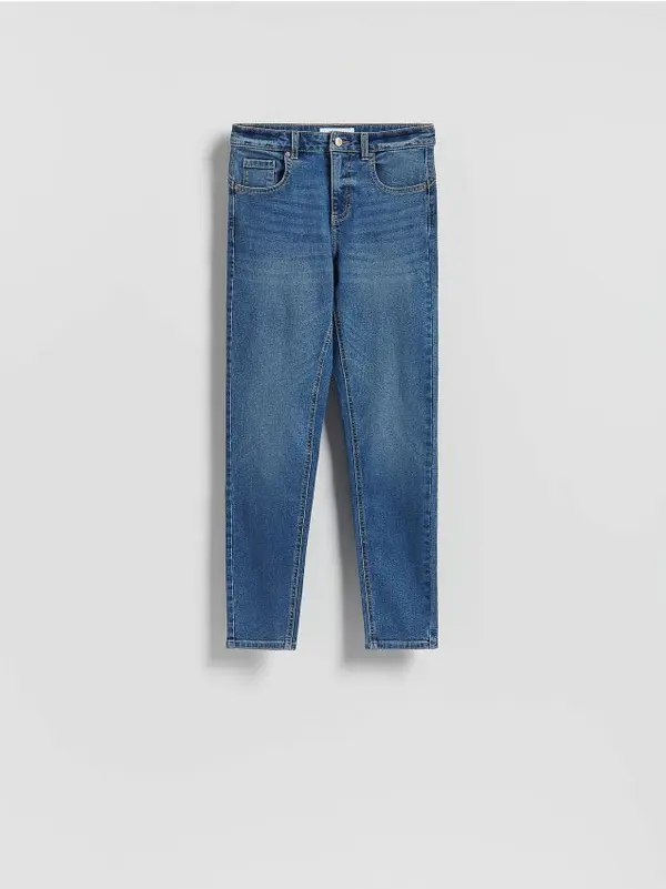 Reserved Reserved - Skinny push-up traperice - plava