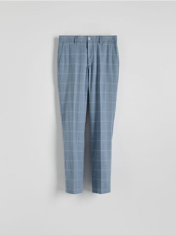 Reserved Reserved - Slim fit hlače od odijela - plava