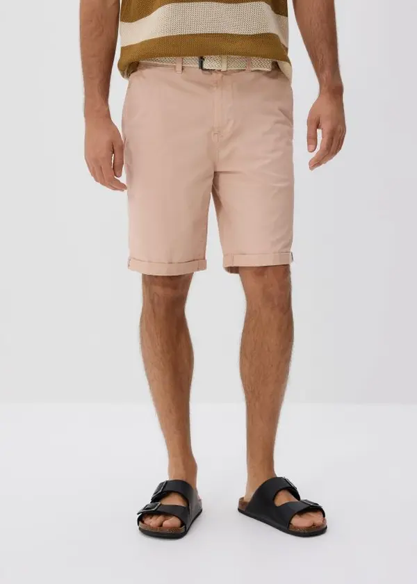 Reserved Reserved - Slim fit kratke hlače - ružičasta