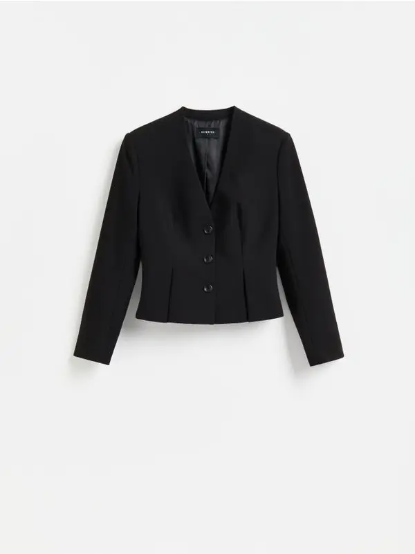 Reserved Reserved - Slim fit sako - crno