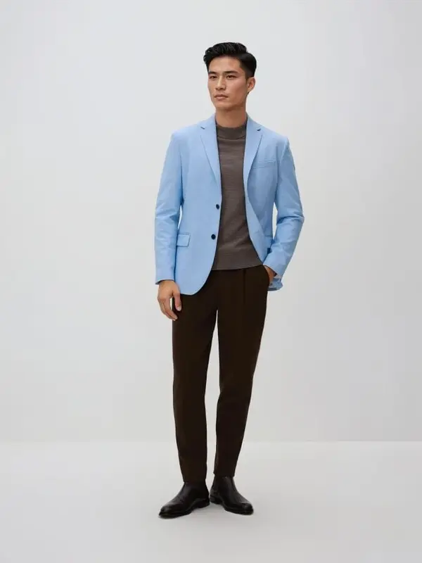 Reserved Reserved - Slim fit sako - plava