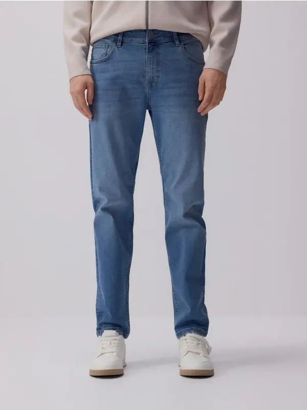 Reserved Reserved - Slim fit traperice - plava