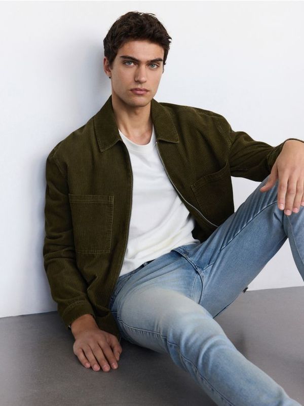 Reserved Reserved - Slim fit traperice - plava