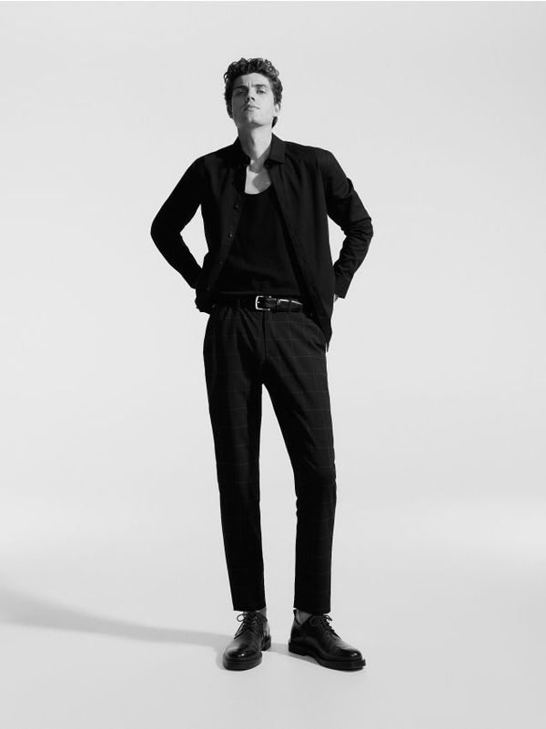 Reserved Reserved - Slim hlače - crno