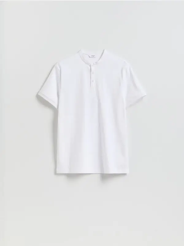 Reserved Reserved - Slim polo-majica - bijela