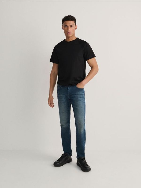 Reserved Reserved - Slim traperice - mornarsko plava