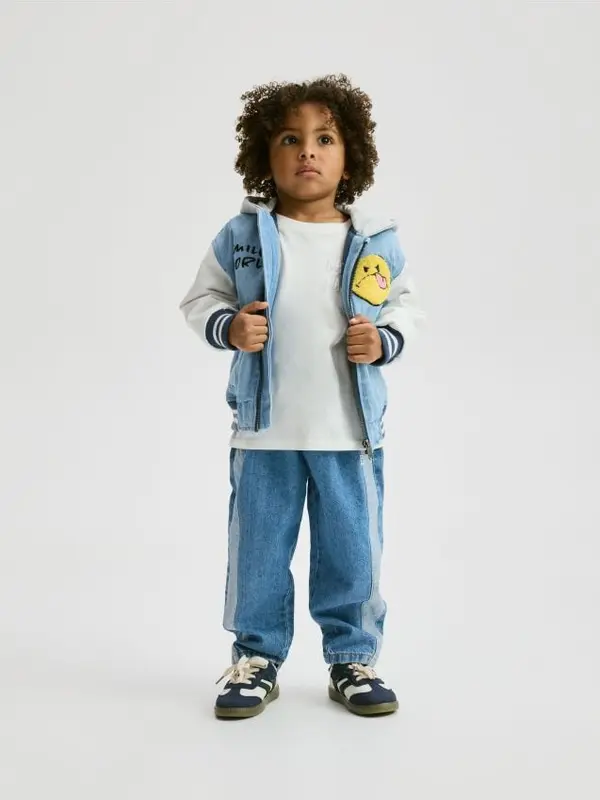 Reserved Reserved - SmileyWorld® traper bomber jakna - plava