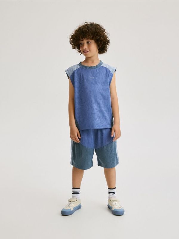 Reserved Reserved - Sportski komplet s printom - plava