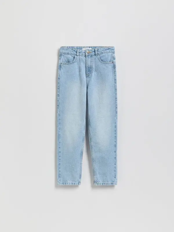Reserved Reserved - Straight fit traperice - plava