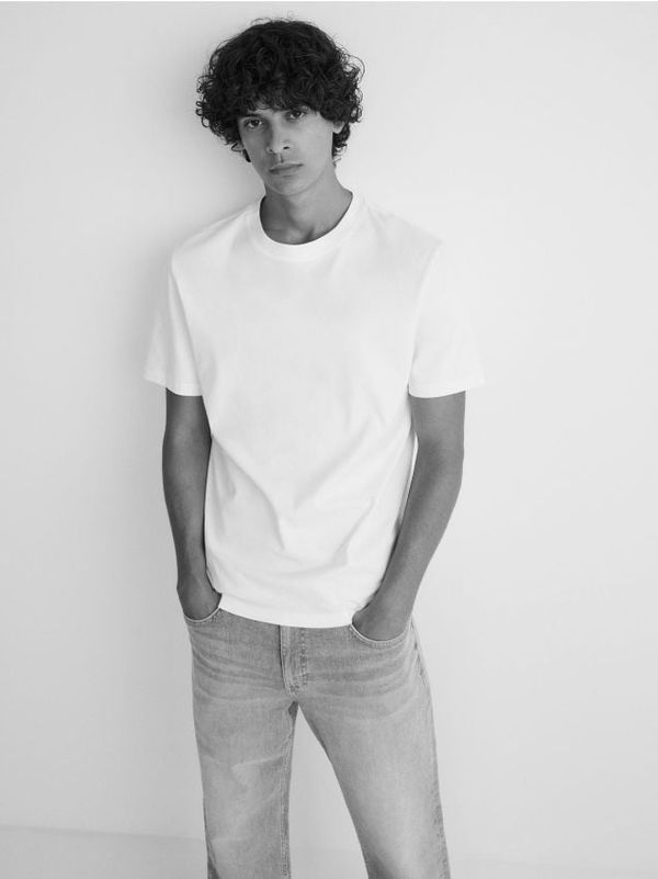 Reserved Reserved - Straight fit traperice - plava