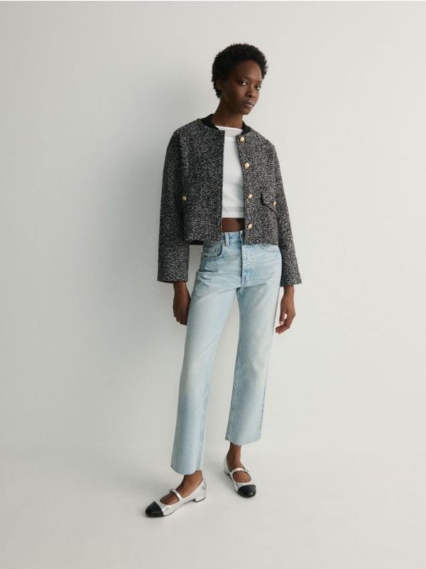 Reserved Reserved - Straight leg traperice - plava