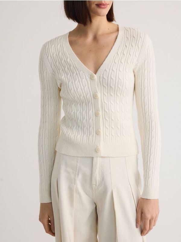 Reserved Reserved - Strukturirana vesta s visokim udjelom viskoze - boja kože