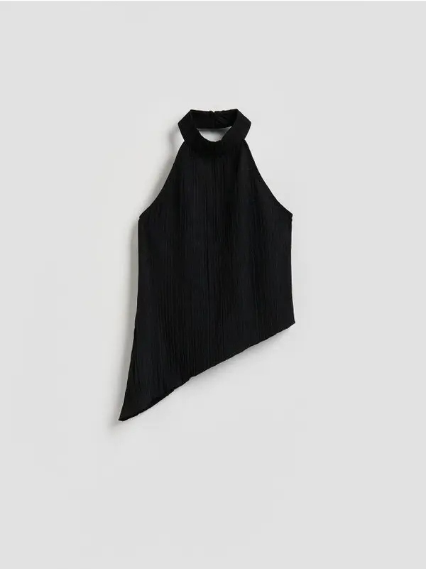 Reserved Reserved - Strukturirani top - crno
