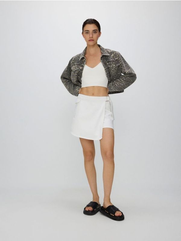 Reserved Reserved - Suknja-hlače - bijela